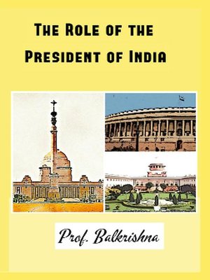 cover image of The Role of the President of India
